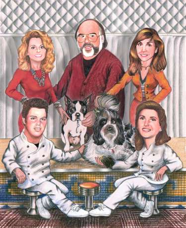 Family Caricature Portrait